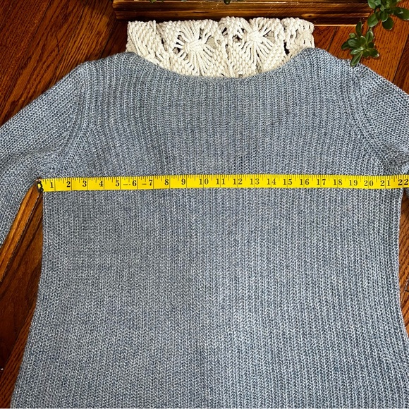 Theory | Lalora Linen Cutout Back Sweater - Picture 8 of 8